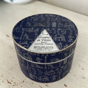 Vintage Rare Evening in Paris Bourjois New York bath dusting powder